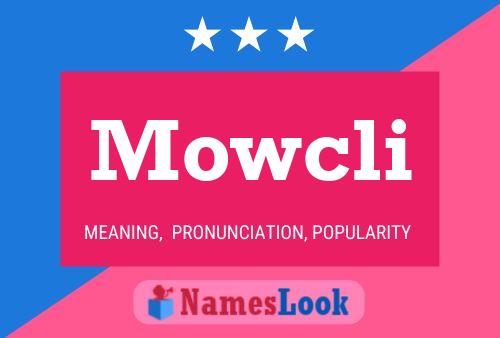 ملصق اسم Mowcli