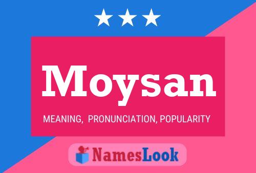 ملصق اسم Moysan