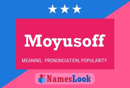 ملصق اسم Moyusoff