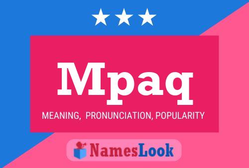 ملصق اسم Mpaq