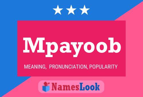 ملصق اسم Mpayoob