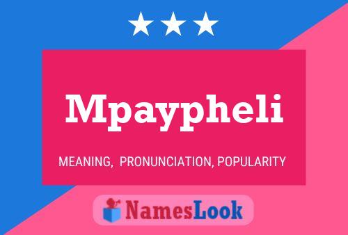 ملصق اسم Mpaypheli