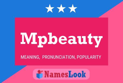 ملصق اسم Mpbeauty