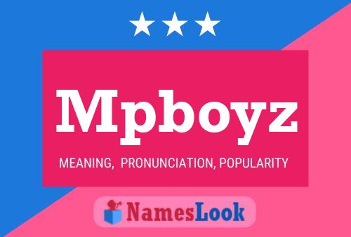 ملصق اسم Mpboyz