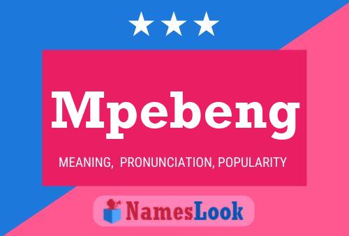 ملصق اسم Mpebeng