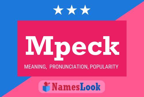 ملصق اسم Mpeck