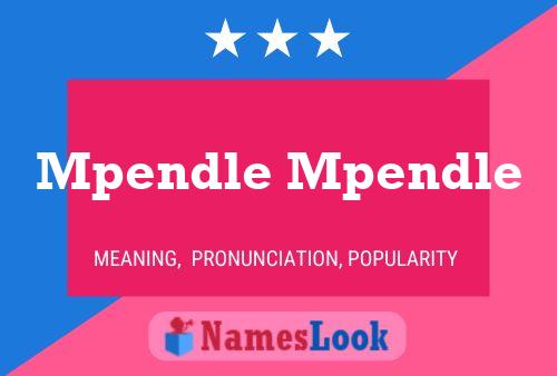 ملصق اسم Mpendle Mpendle