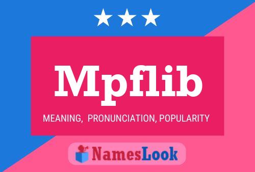 ملصق اسم Mpflib