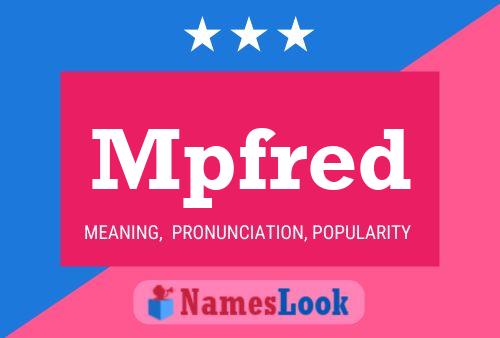 ملصق اسم Mpfred