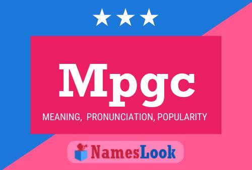 ملصق اسم Mpgc