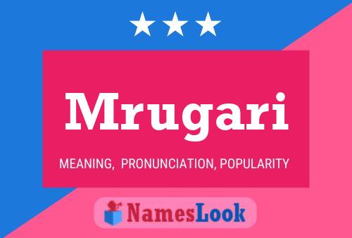 ملصق اسم Mrugari