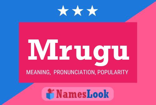 ملصق اسم Mrugu