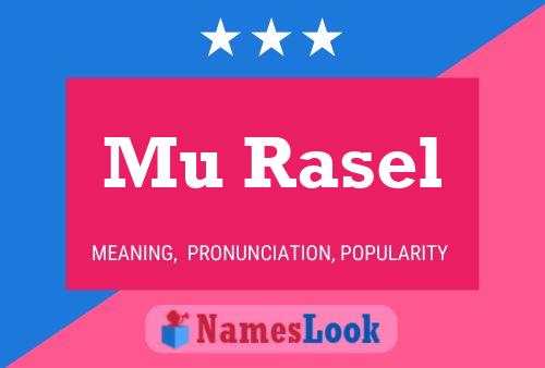 ملصق اسم Mu Rasel