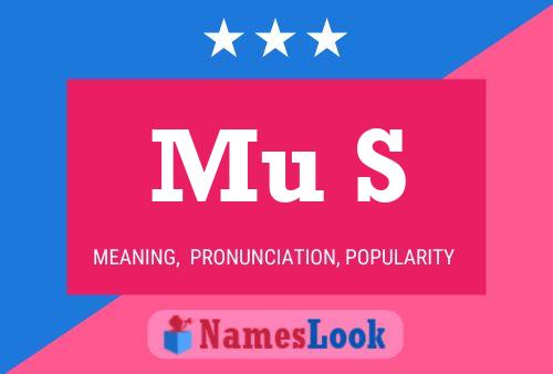 ملصق اسم Mu S