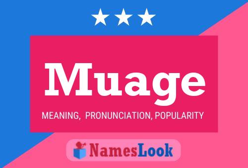 ملصق اسم Muage