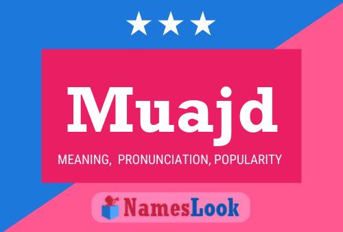 ملصق اسم Muajd