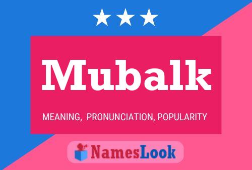 ملصق اسم Mubalk