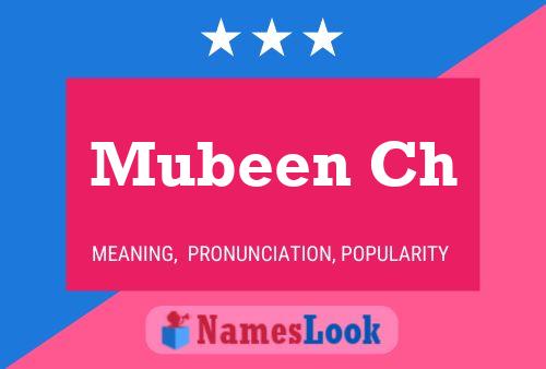 ملصق اسم Mubeen Ch