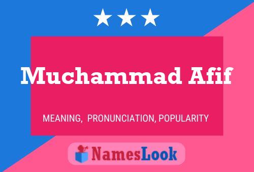 ملصق اسم Muchammad Afif