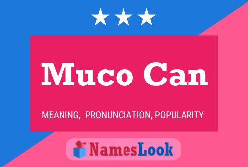 ملصق اسم Muco Can