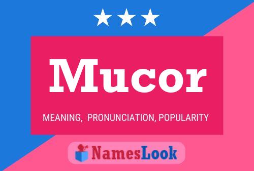 ملصق اسم Mucor