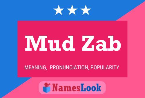 ملصق اسم Mud Zab