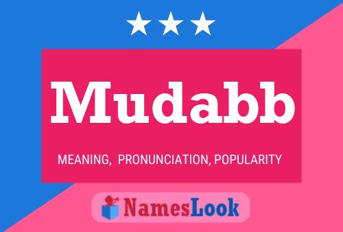 ملصق اسم Mudabb