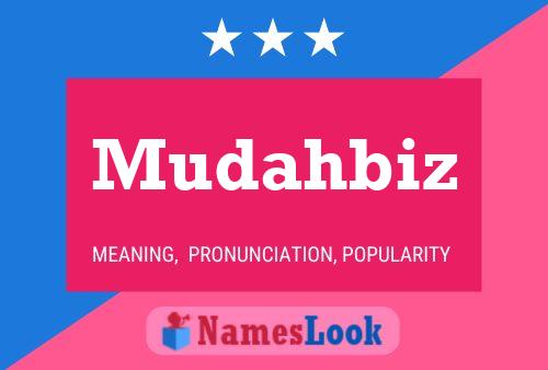 ملصق اسم Mudahbiz