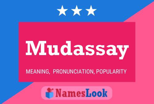 ملصق اسم Mudassay