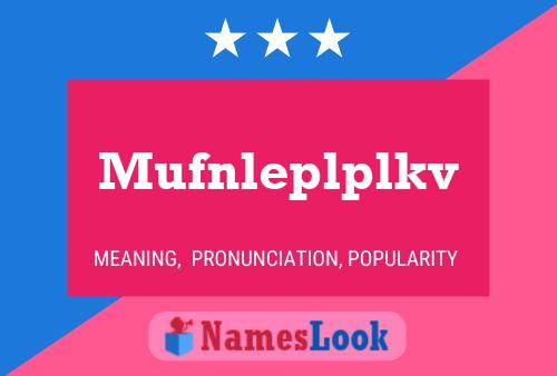 ملصق اسم Mufnleplplkv