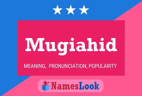 ملصق اسم Mugiahid