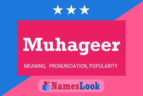 ملصق اسم Muhageer