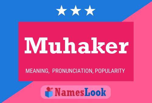 ملصق اسم Muhaker