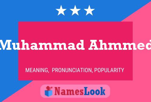 ملصق اسم Muhammad Ahmmed