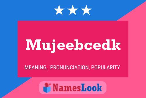 ملصق اسم Mujeebcedk