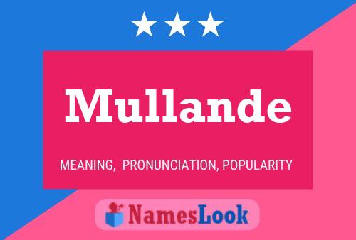 ملصق اسم Mullande