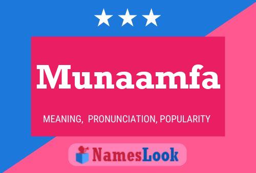 ملصق اسم Munaamfa