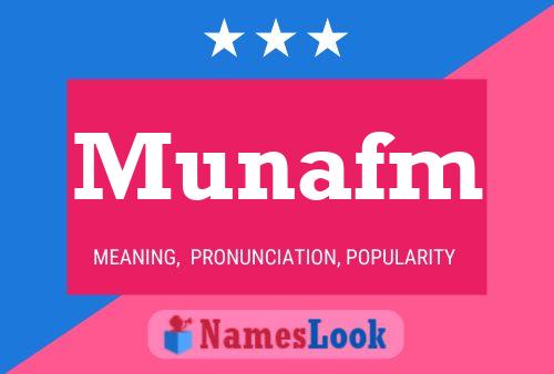 ملصق اسم Munafm