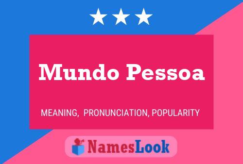 ملصق اسم Mundo Pessoa