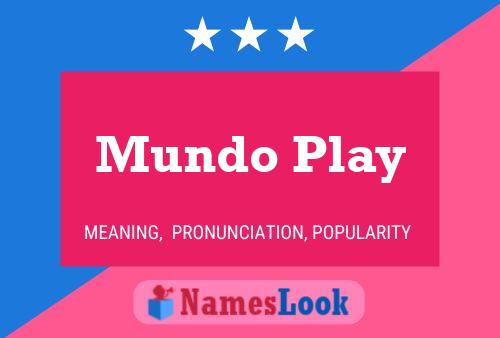 ملصق اسم Mundo Play