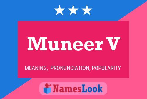 ملصق اسم Muneer V