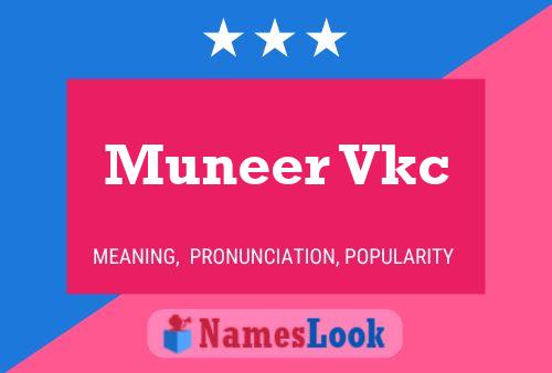 ملصق اسم Muneer Vkc