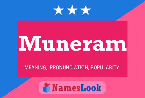 ملصق اسم Muneram