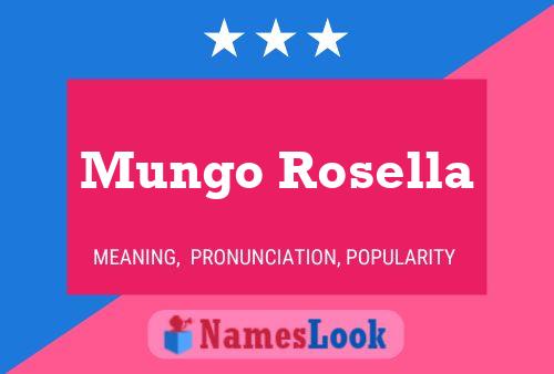 ملصق اسم Mungo Rosella