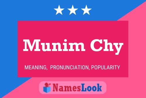 ملصق اسم Munim Chy