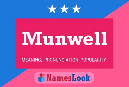 ملصق اسم Munwell