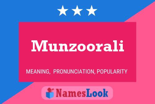 ملصق اسم Munzoorali