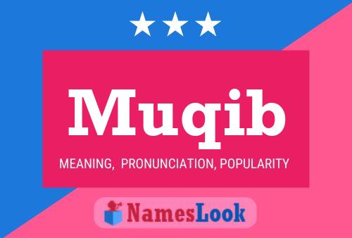 ملصق اسم Muqib