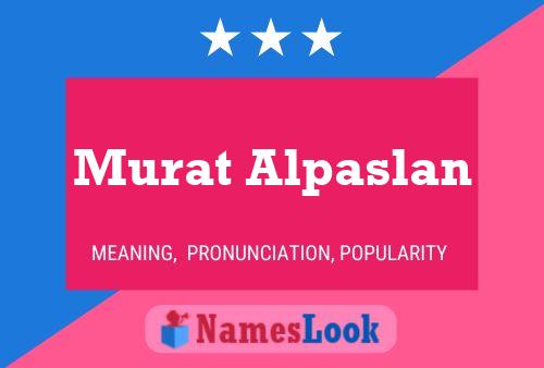 ملصق اسم Murat Alpaslan