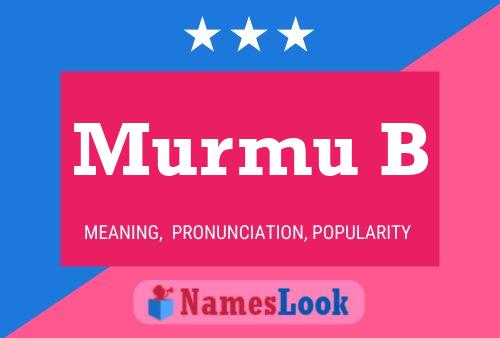 ملصق اسم Murmu B